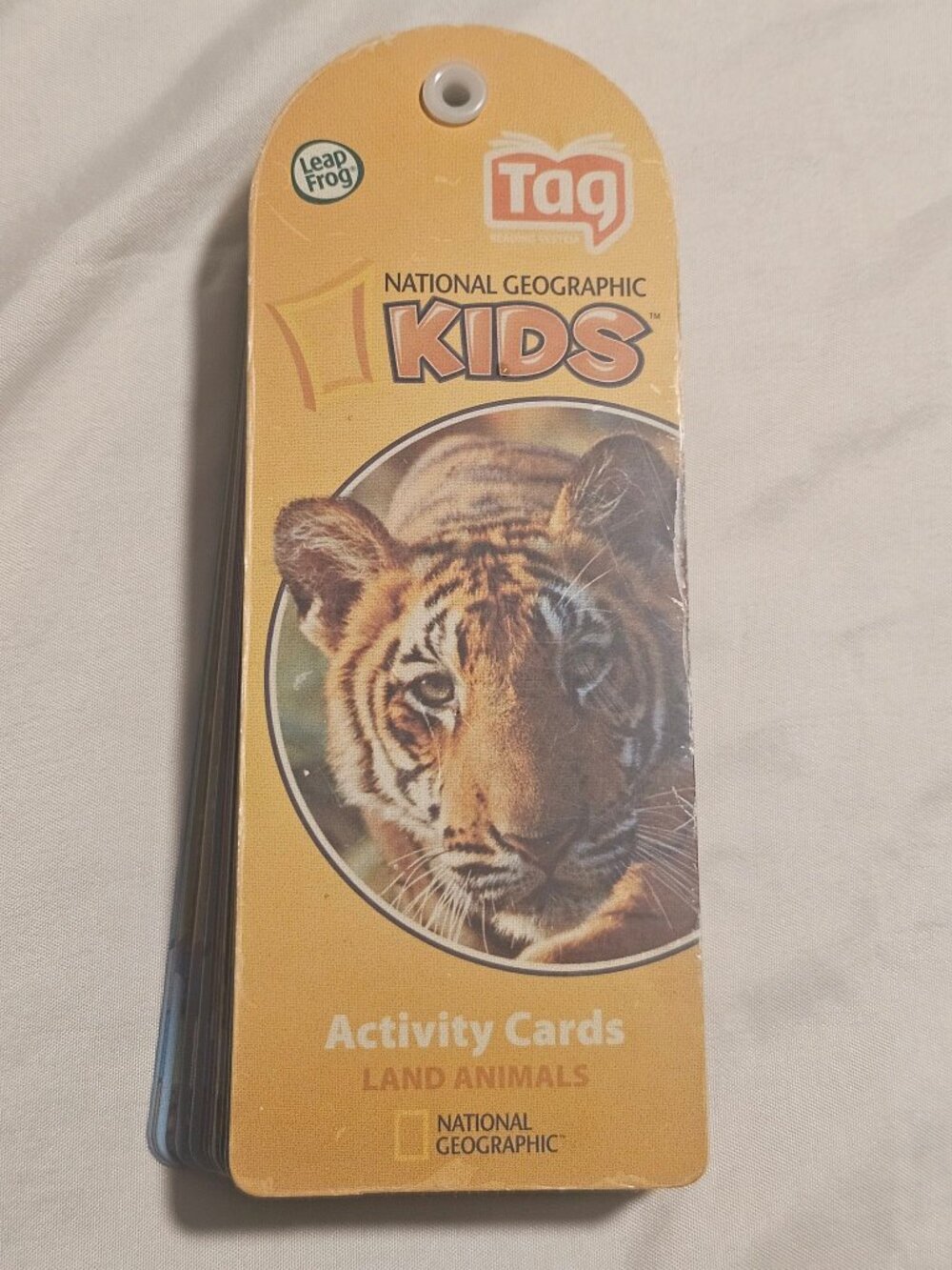 LeapFrog Tag National Geographic Kids Activity Cards Land Animals